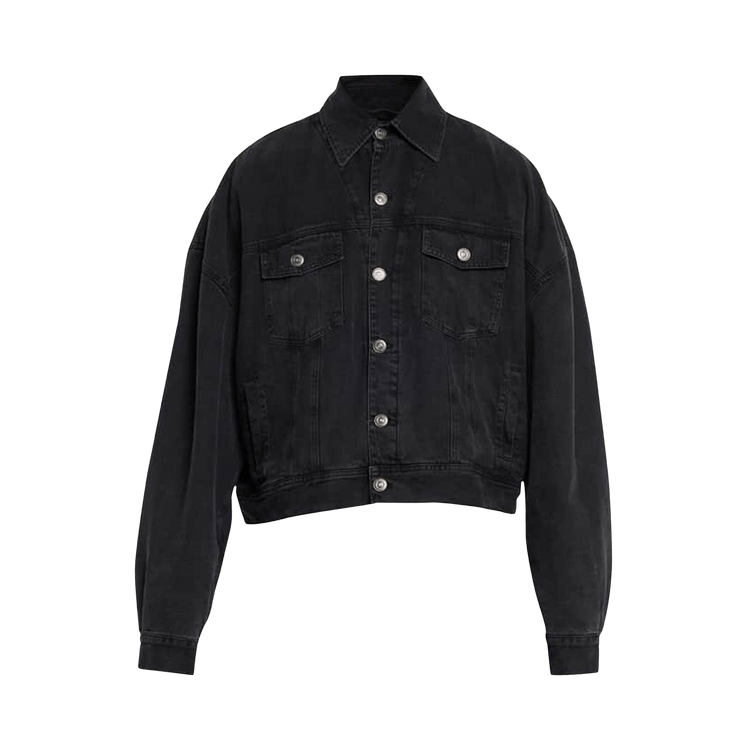 Willy Chavarria Chachi Denim Trucker Jacket "Black"