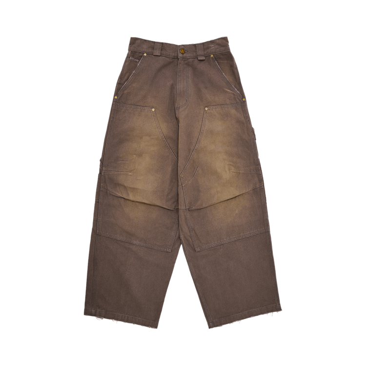 Willy Chavarria Stockton Double Knee Pant "Concrete"