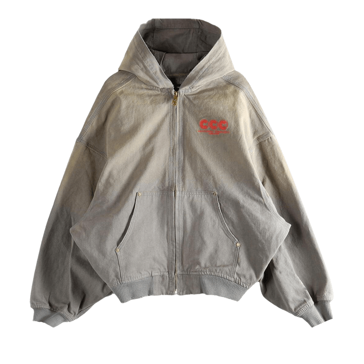 Willy Chavarria Juggernaut Workwear Hoodie "Concrete"