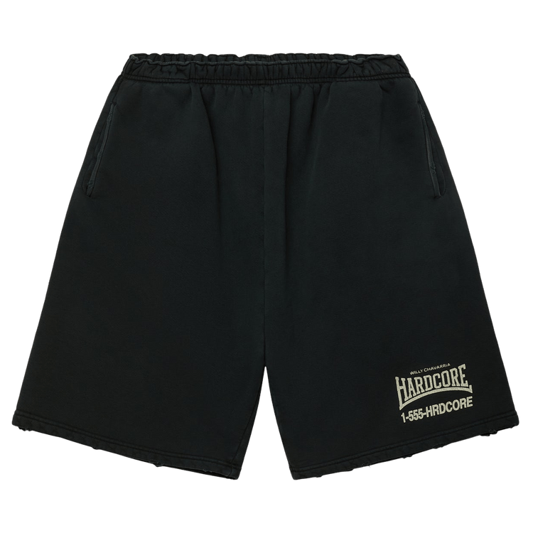 Willy Chavarria Hardcore Buffalo Sweatshort "Black"