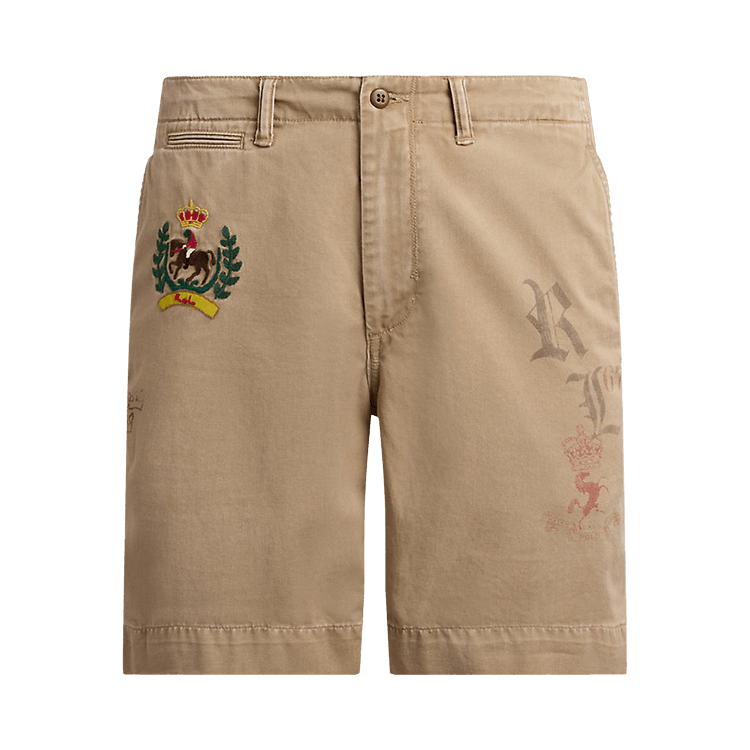 Polo Ralph Lauren Bedford Twill GI Short "Khaki Hill W/ Prints"