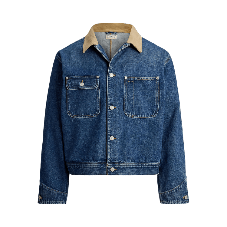 Polo Ralph Lauren Long-Sleeve Rigid Denim Woven Bomber Jacket "Outpost"