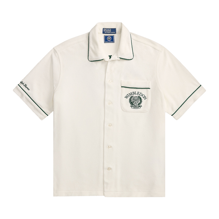 Polo Ralph Lauren Short-Sleeve Collared Sport Shirt "White"
