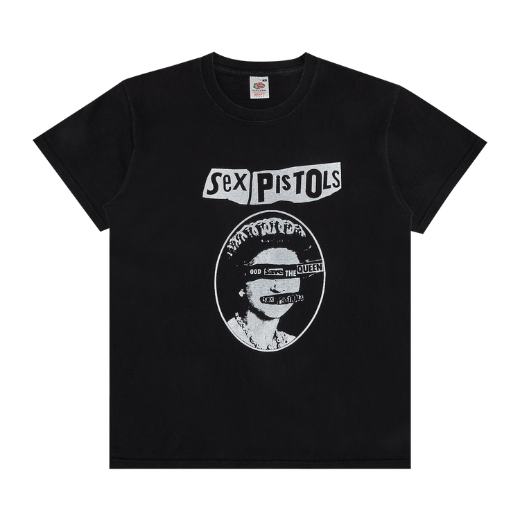 Vintage 90s Sex Pistols God Save The Queen Tee "Black"