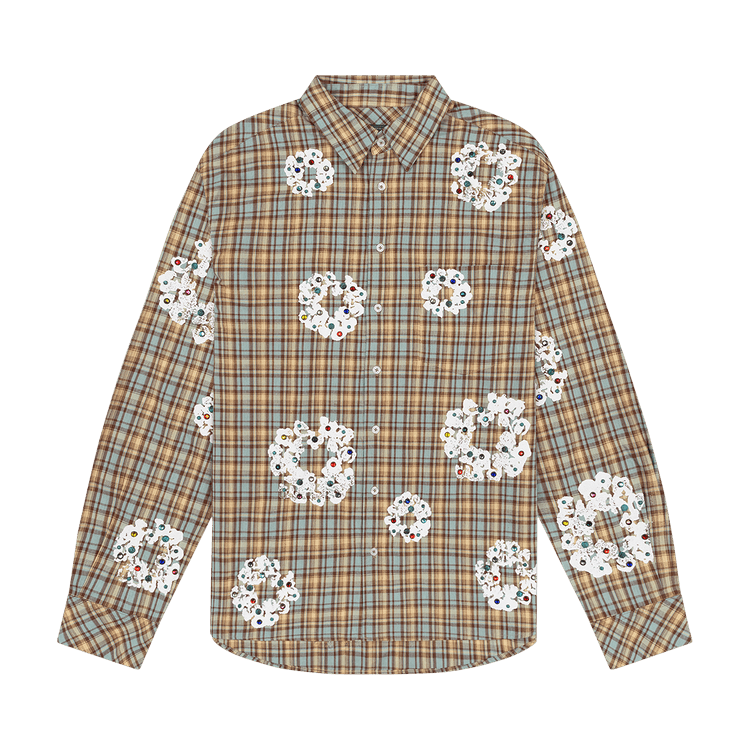 Denim Tears Cotton Wreath Western Button Up "Tan"