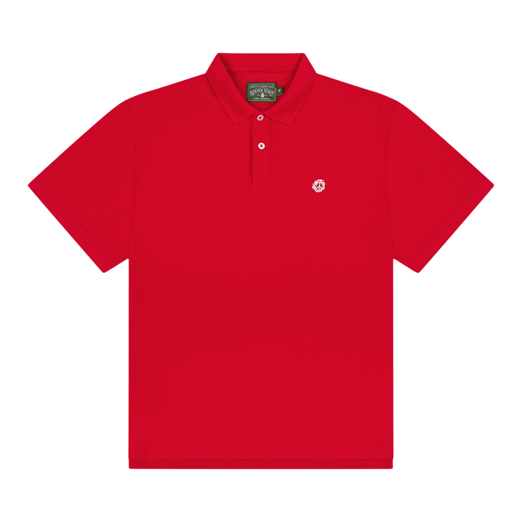 Denim Tears Peace Wreath Polo "Red"