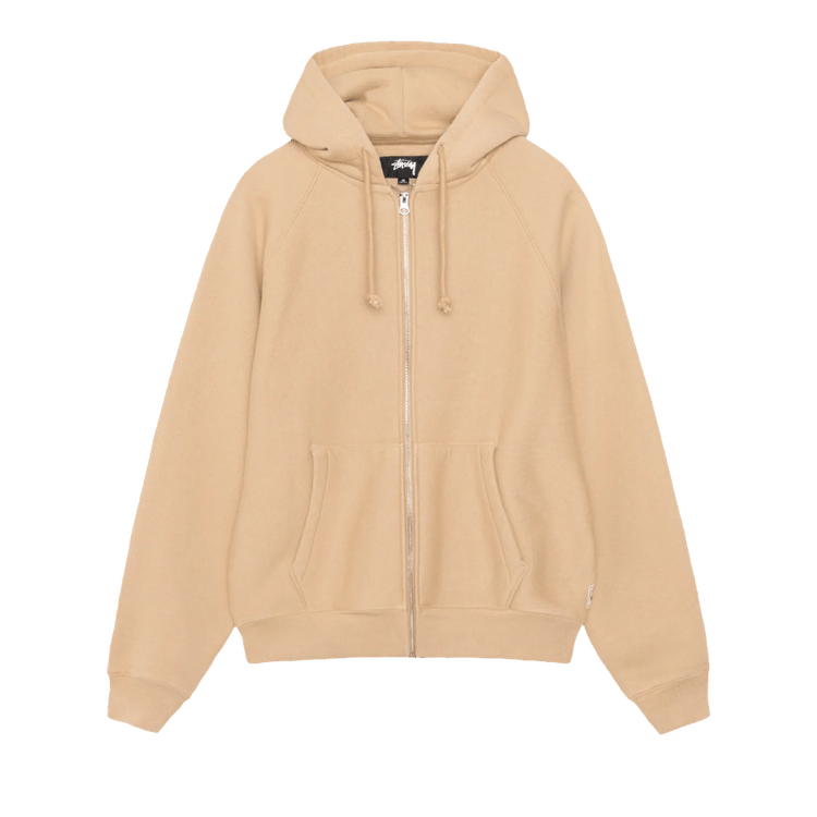 Stussy Relaxed Zip Hoodie "Khaki"