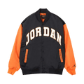 Air Jordan Brooklyn University Varsity Jacket "Black/Starfish/Black"