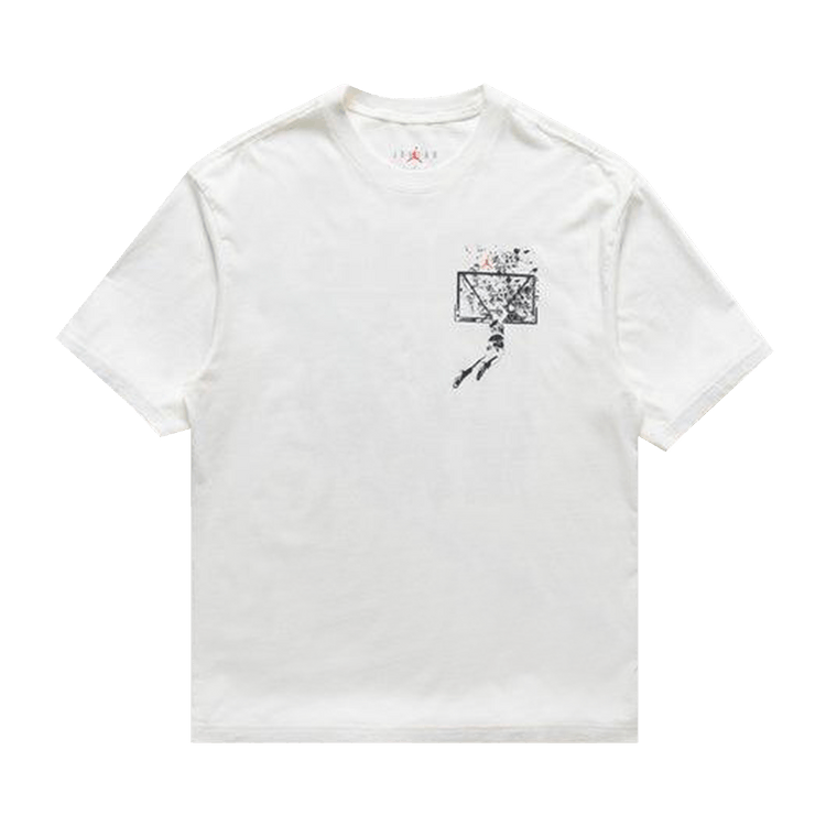 Air Jordan Brooklyn Oversized Graphic T-Shirt "Sail/Off Black"