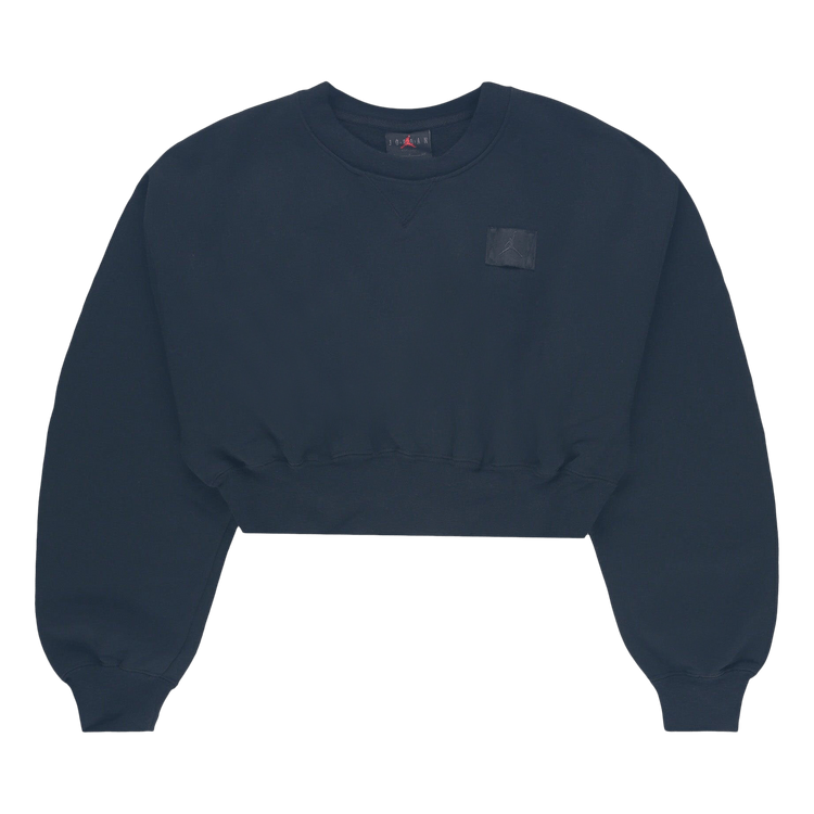 Air Jordan Flight Fleece Cropped Sweatshirt "Black"