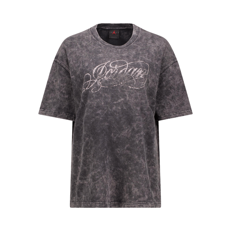 Air Jordan Oversized Crystal T-Shirt "Off Black"