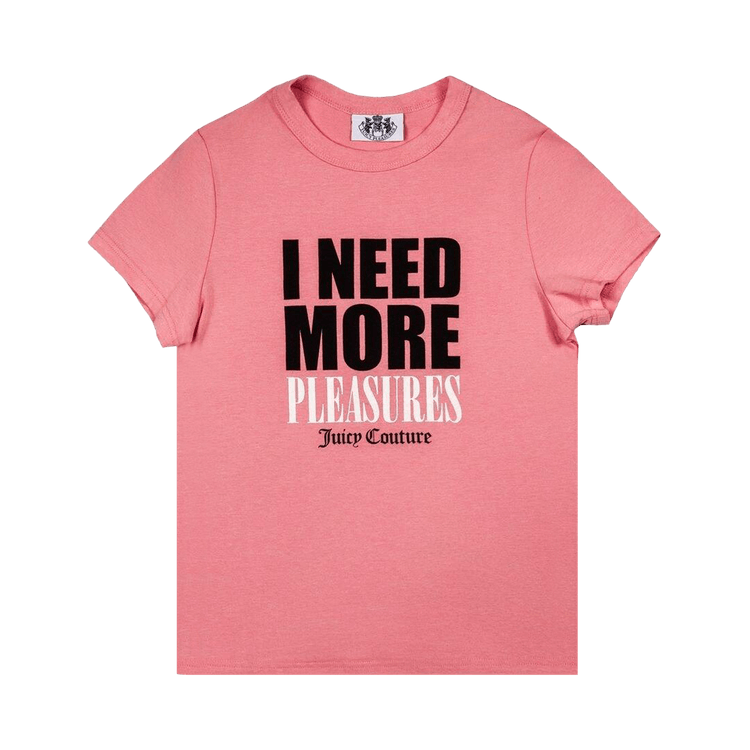 Pleasures x Juicy Couture Baby Tee "Pink"