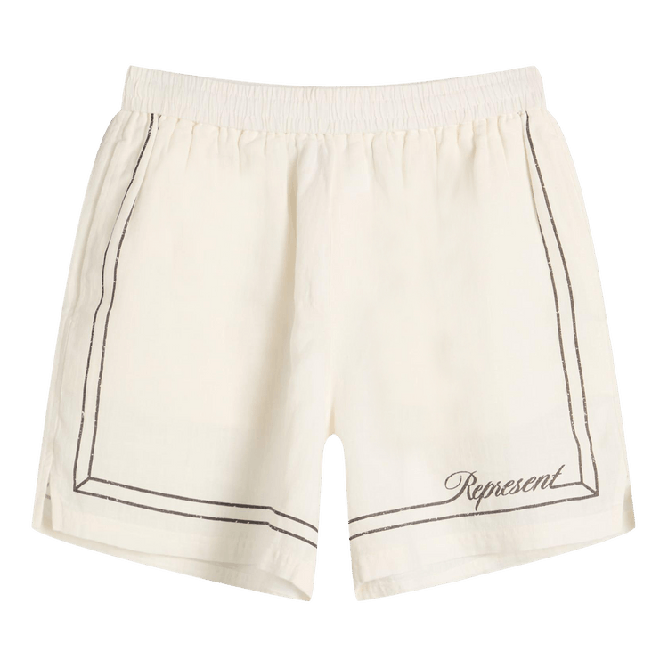 Represent Clo Border Short "Whisper White"