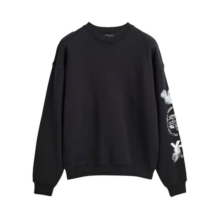 Y-3 Graphic Crew Sweatshirt "Black"