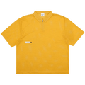 Students Course Marshal Short-Sleeve Mesh Zip Polo "Gold"