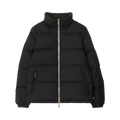 Burberry Check Trim Puffer Jacket "Black"