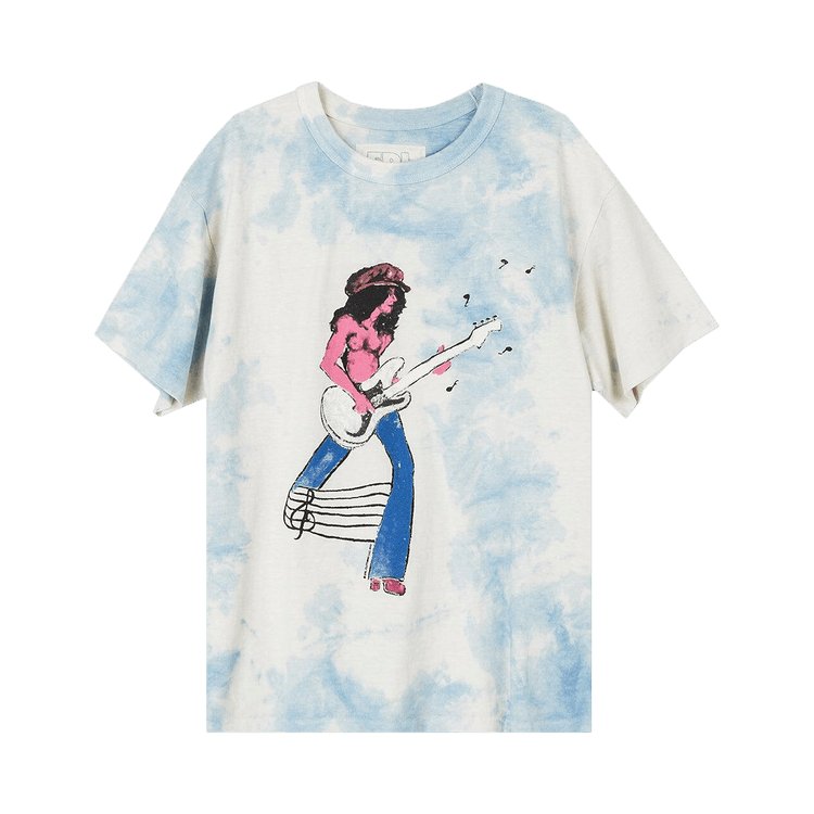 ERL Rocker T-Shirt "White/Blue"