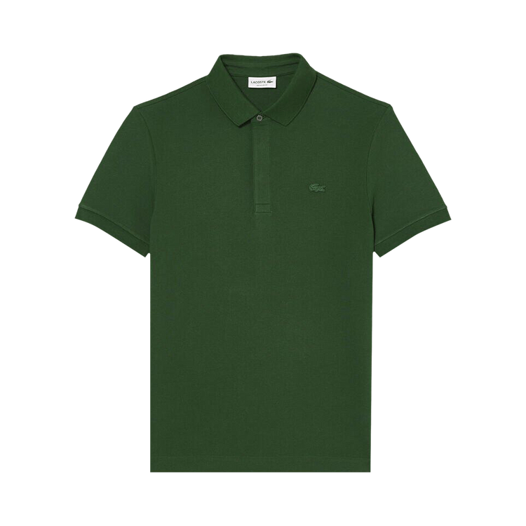 Lacoste Regular Fit Paris Stretch Piqué Polo Shirt "Green"