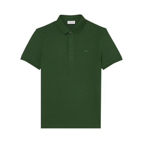 Lacoste Regular Fit Paris Stretch Piqué Polo Shirt "Green"