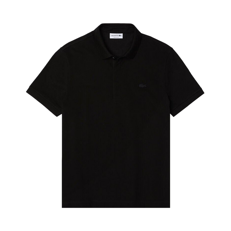 Lacoste Regular Fit Paris Stretch Piqué Polo Shirt "Black"