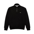 Lacoste Zip-Up High Neck Interlock Sweatshirt "Black"