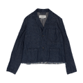 Lanvin Patch Pocket Denim Jacket "Navy Blue"