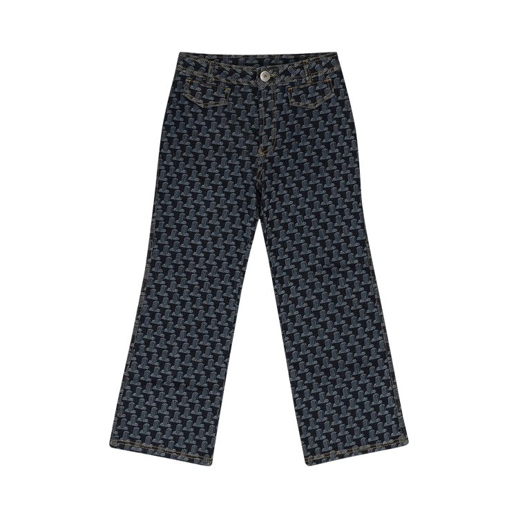 Lanvin Slim Denim Straight-Fit Jeans "Bleu Marine"