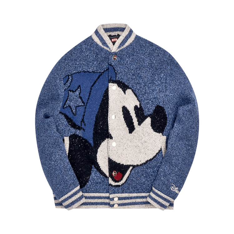 Kith x Disney Varsity Jacket "Navy"