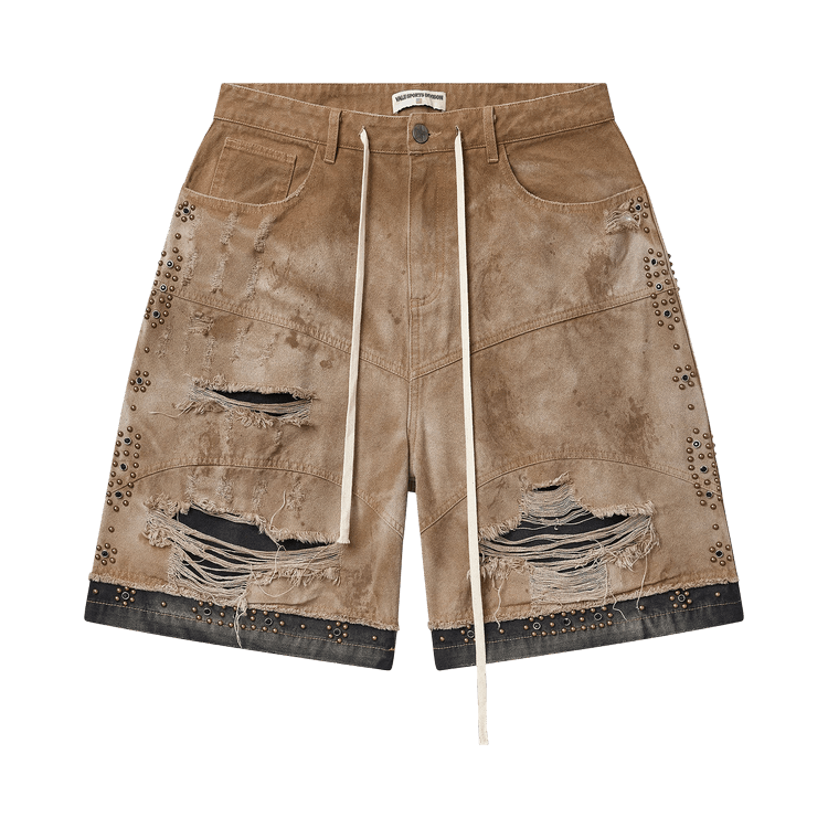 Vale Forever Cream Double Jorts "Tan/Black"