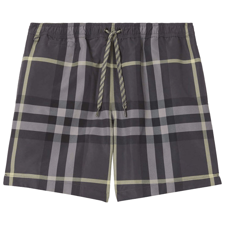 Burberry Checked Martin Swim Shorts "Grey"