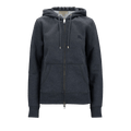 Burberry Clarendon Check Hood Zip Up Hoodie "Grey"