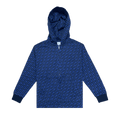 Burberry TB Monogram Print Zip-Up Hoodie "Deep Royal Blue"