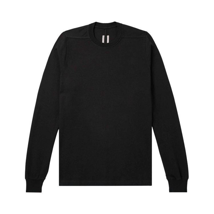 Rick Owens Short Crewneck Long-Sleeve T-Shirt "Black"