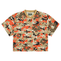 Denim Tears Camo Cotton Wreath Mesh Football Top "Brown"