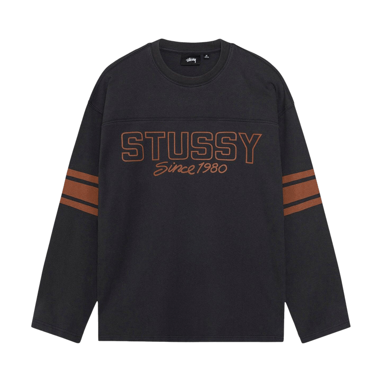 Stussy Football Crew "Black"