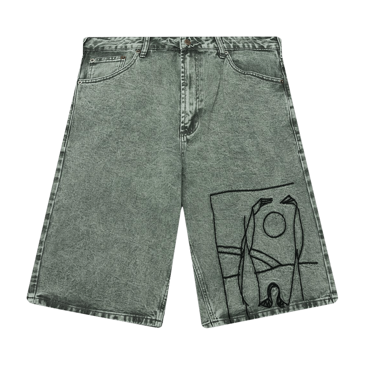 Parra Protect The Sun Shorts "Green"