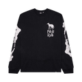 Parra Dog T-Shirtraining Long Long-Sleeve T-Shirt "Black"