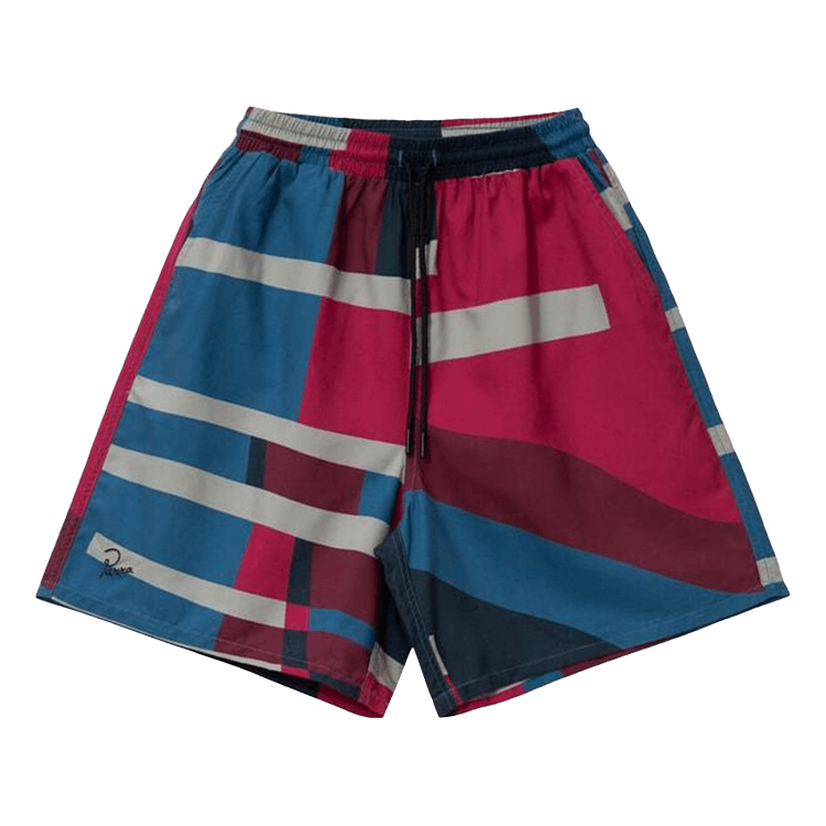 Parra Vertical Forest Swim Shorts "Blue"