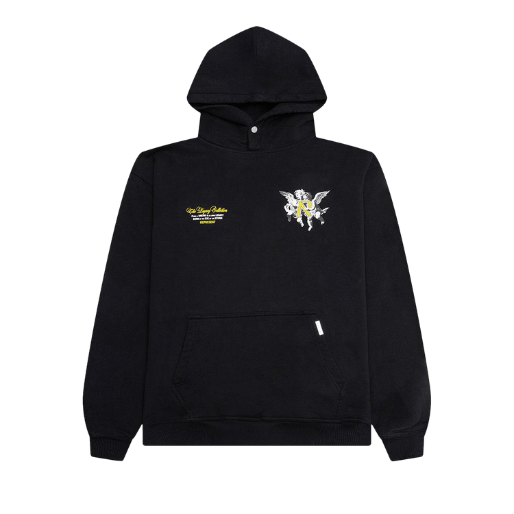 Represent Clo Legacy Cherubs Hoodie "Jet Black"