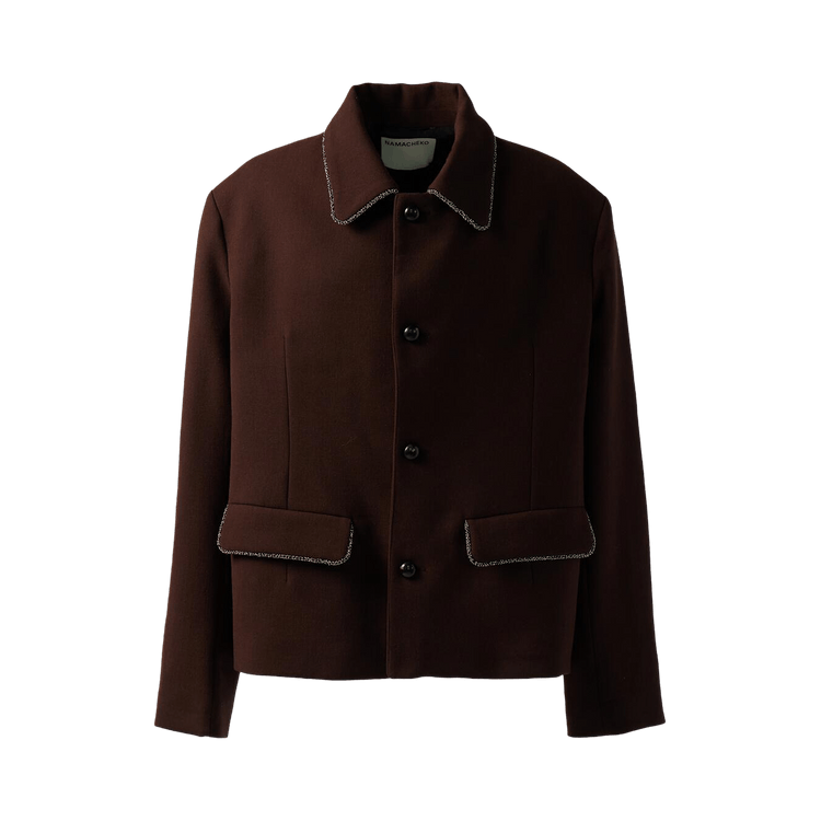 Namacheko Ylin Blazer With Flap Pockets "Brown"