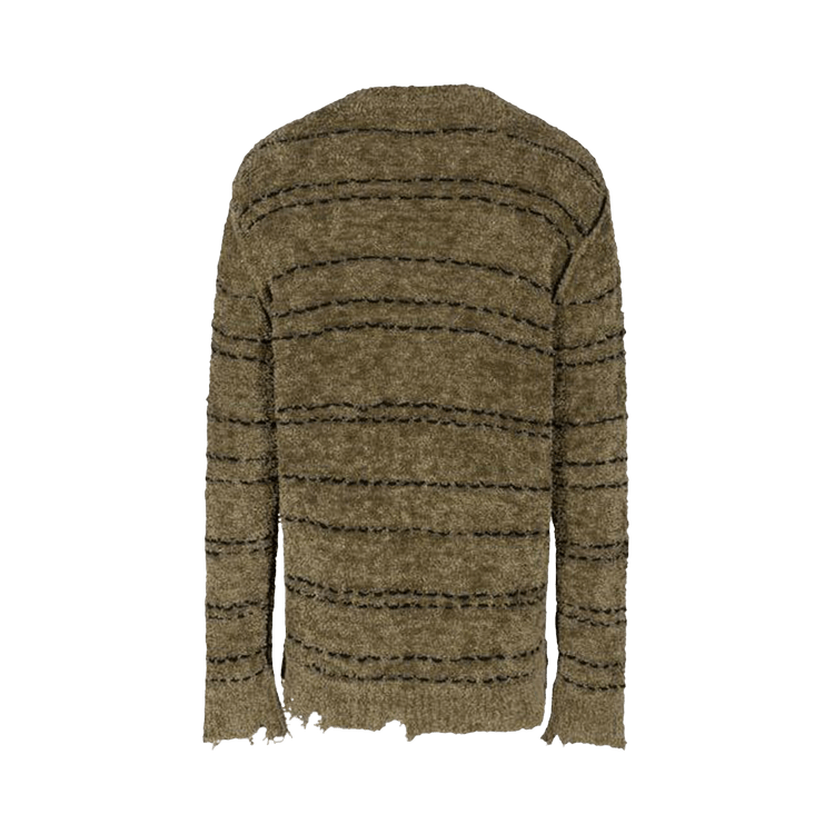 Namacheko Viskan Striped Crewneck Sweater "Green"