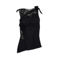 Coperni Lace Flower Top "Black"