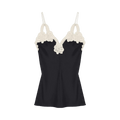 Jil Sander Sleevless Embroidered Top "Black"