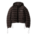 Miu Miu Light Pongé Down Hooded Jacket "Selva"