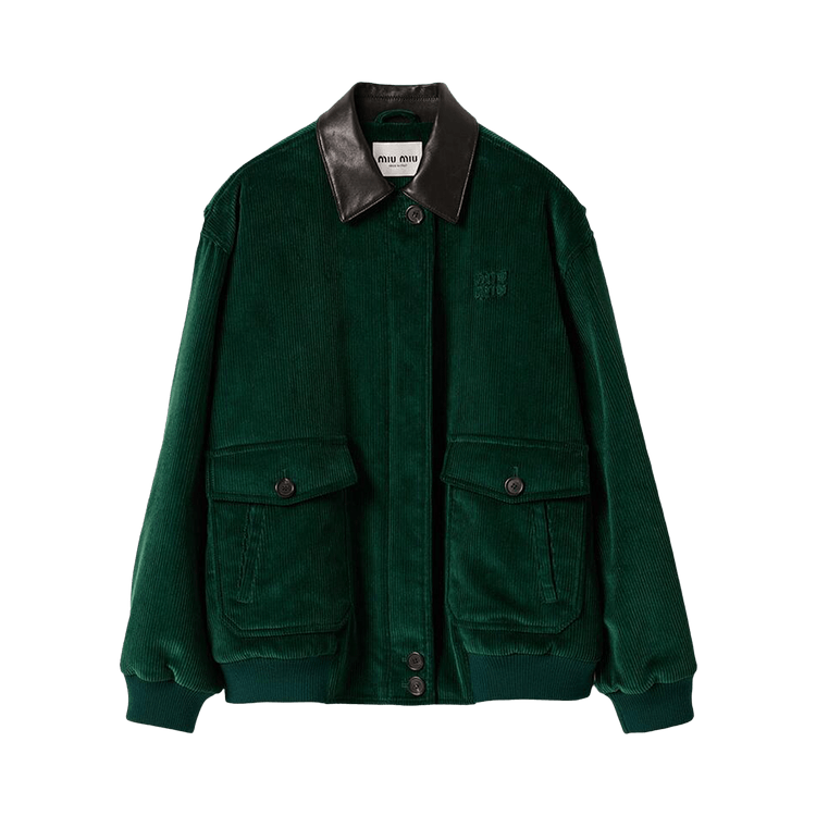 Miu Miu Leather Collar Jacket "Biliardo"