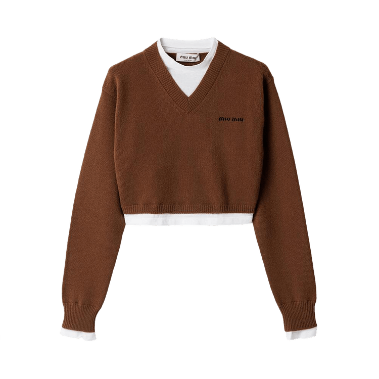 Miu Miu Cashmere Sweater "Cognac"