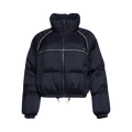 Miu Miu Panelled Cropped Puffer Jacket "Blue"