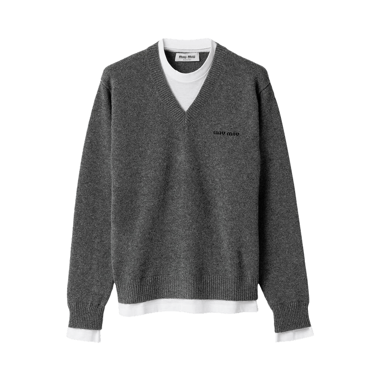 Miu Miu Cashmere Sweater "Ardesia"