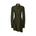 Rabanne Robe Short Dress "New Khaki"