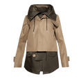 Sacai Cotton Gabardine Blouson "Beige/Dark Khaki"